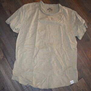 Mens Tan Cotton T-Shirt